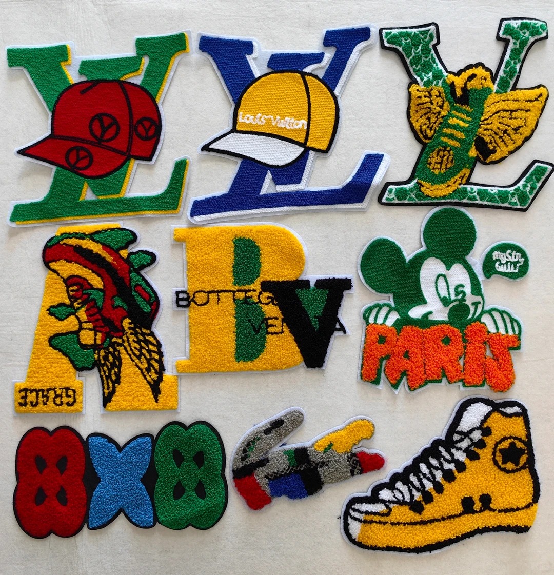 Chenille Embroidery sample